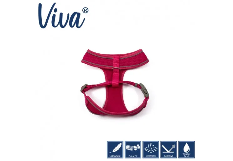 Ancol - Viva Comfort Mesh Harness - Red - XSmall (28-40cm)