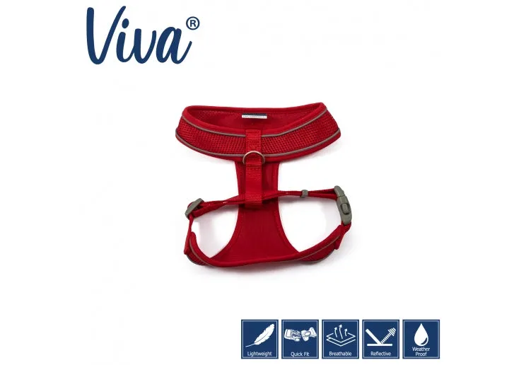 Ancol - Viva Comfort Mesh Harness - Red - XSmall (28-40cm)