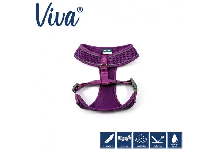 Ancol - Viva Comfort Mesh Harness - Red - XSmall (28-40cm)