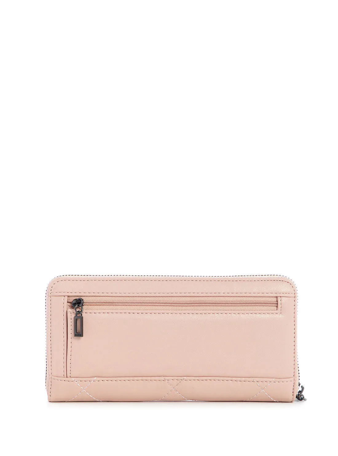 Blush Pink Quilted Khatia Large Wallet