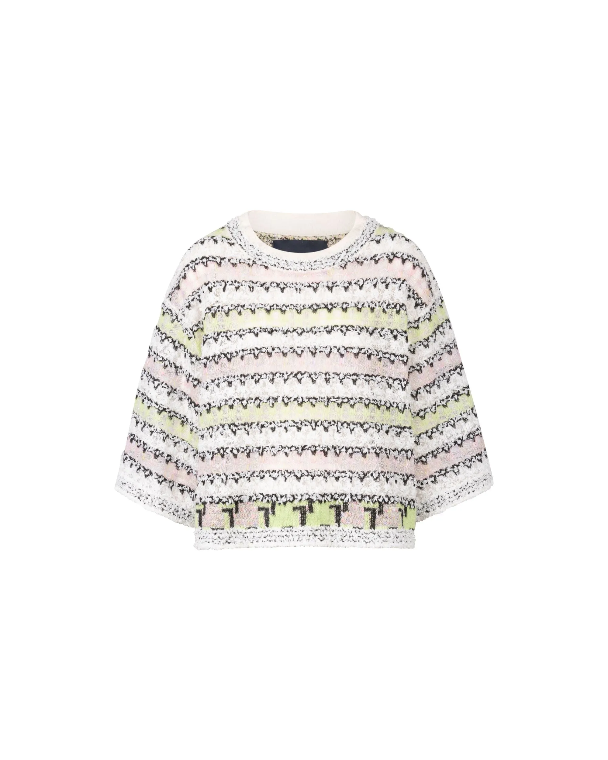 BOUSSOLE Knit Tweed Light Long Sleeve Pullover