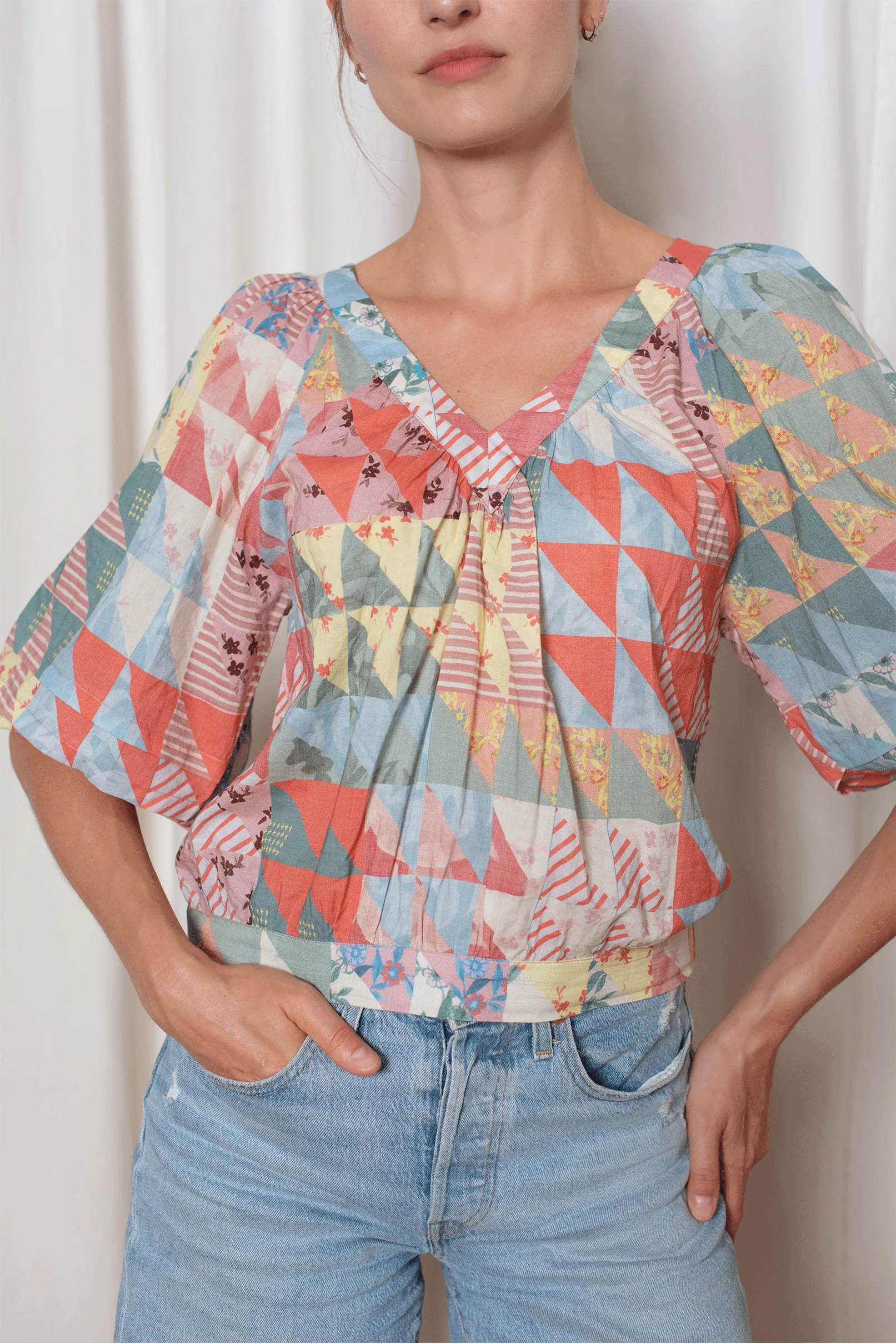 Coco Top Pastel Geo