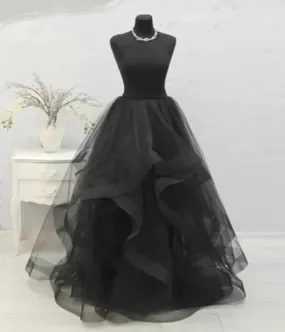 Custom Floor Length Organza Full Wedding Skirt All Sizes/Colors