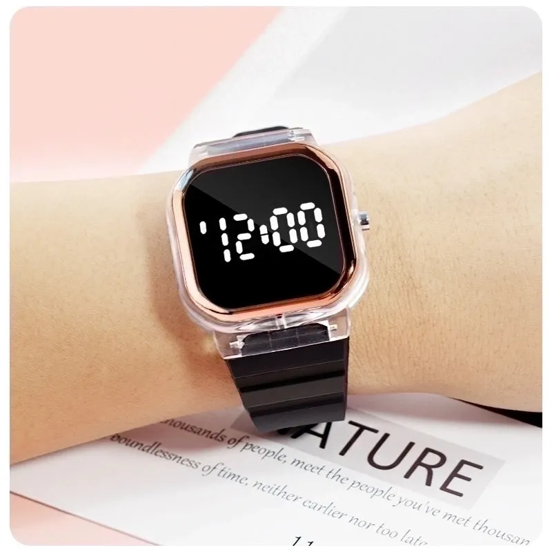 Cute Simple Style Solid Color Electronic Kids Watches