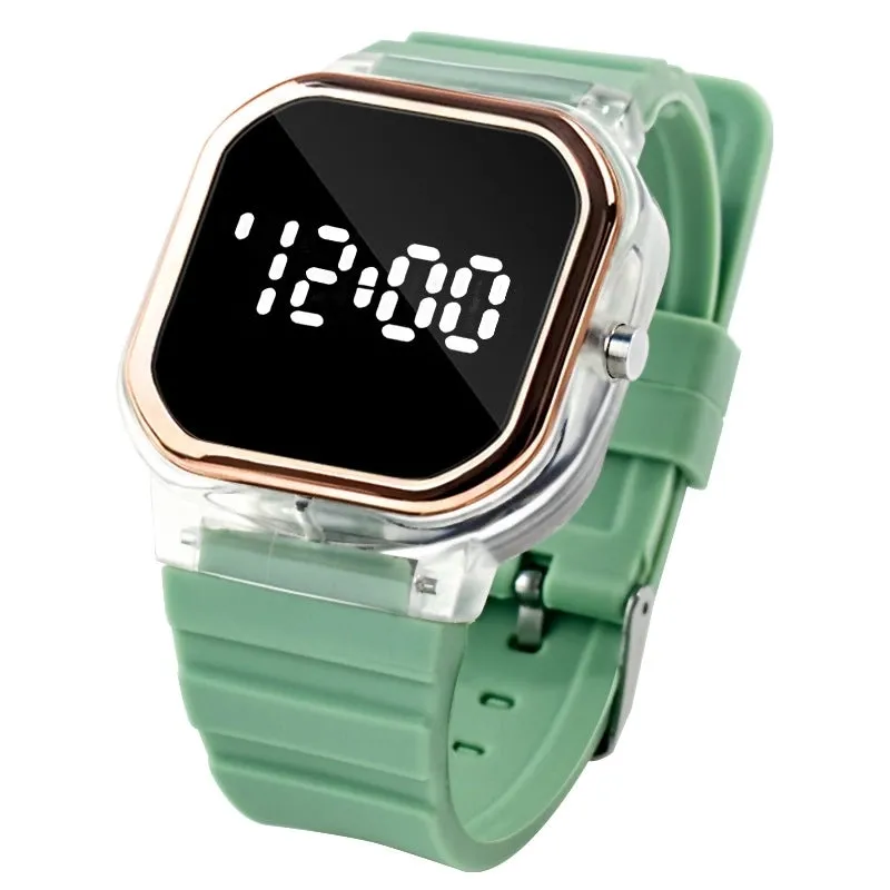 Cute Simple Style Solid Color Electronic Kids Watches