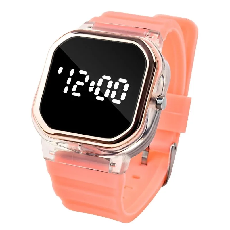 Cute Simple Style Solid Color Electronic Kids Watches