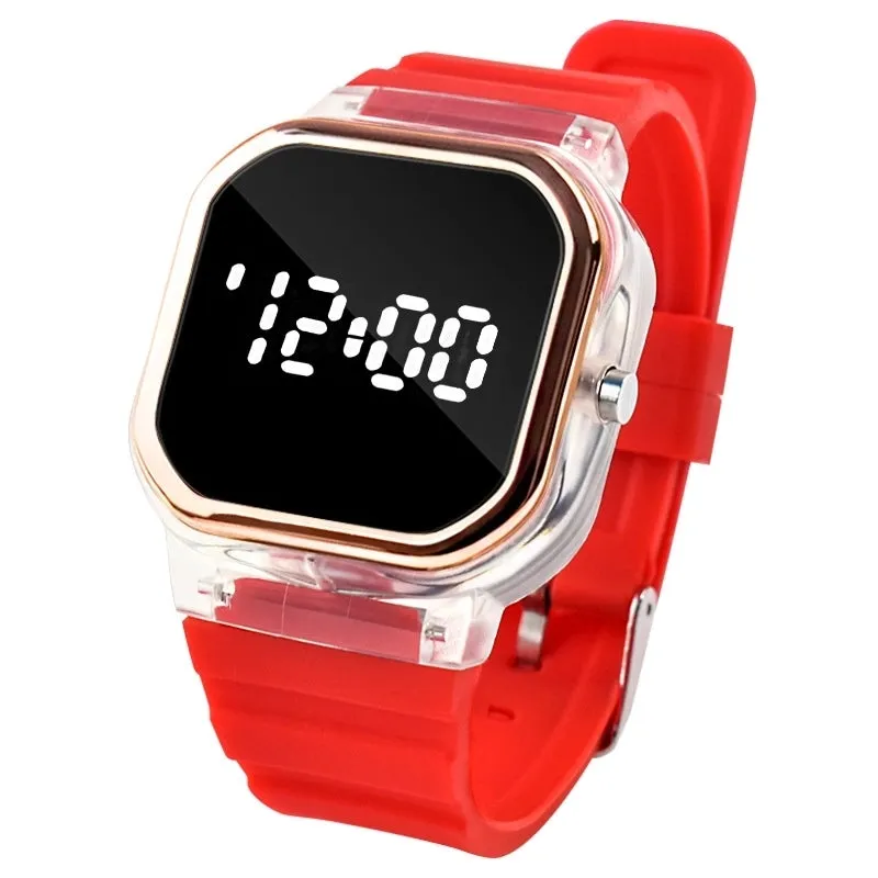 Cute Simple Style Solid Color Electronic Kids Watches