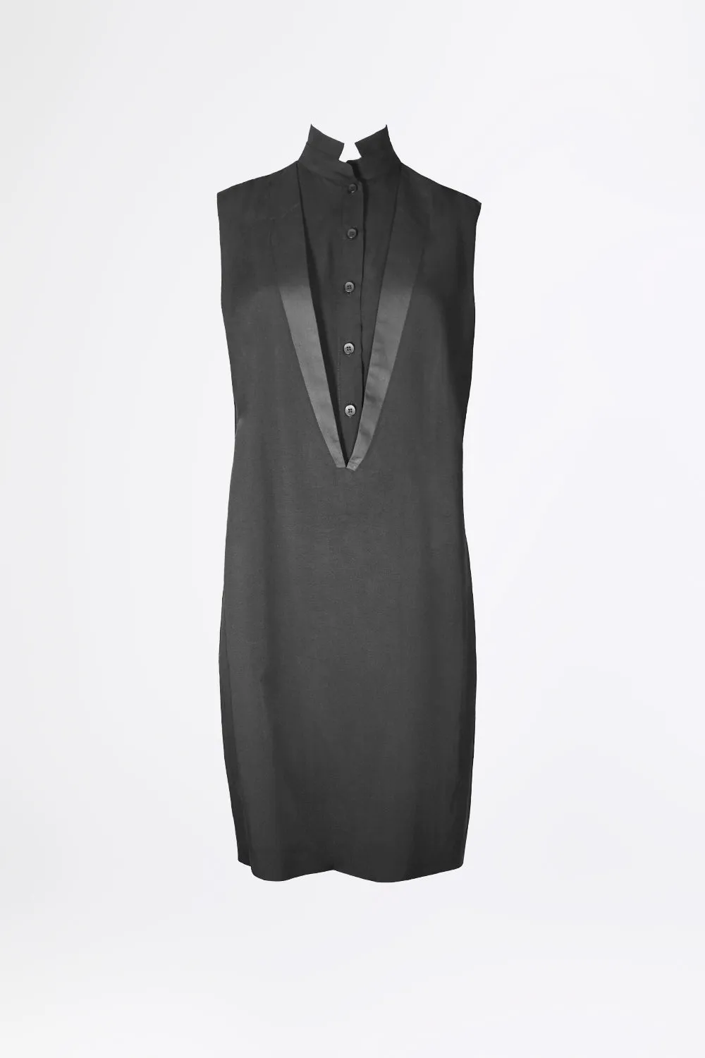 DOUBLE COLLAR - Sleeveless Dress