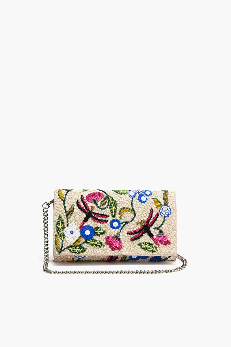 Dragonfly Dreams Kashmiri Flap Clutch