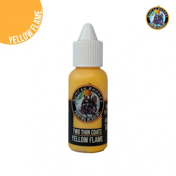 Duncan Rhodes Two Thin Coats Paints: Yellow Flame (15ml)