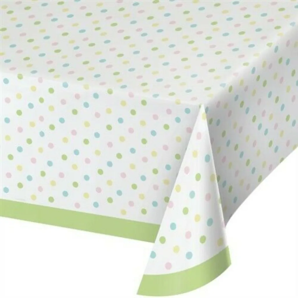 Easter Dots Tablecover, 54in X 102in