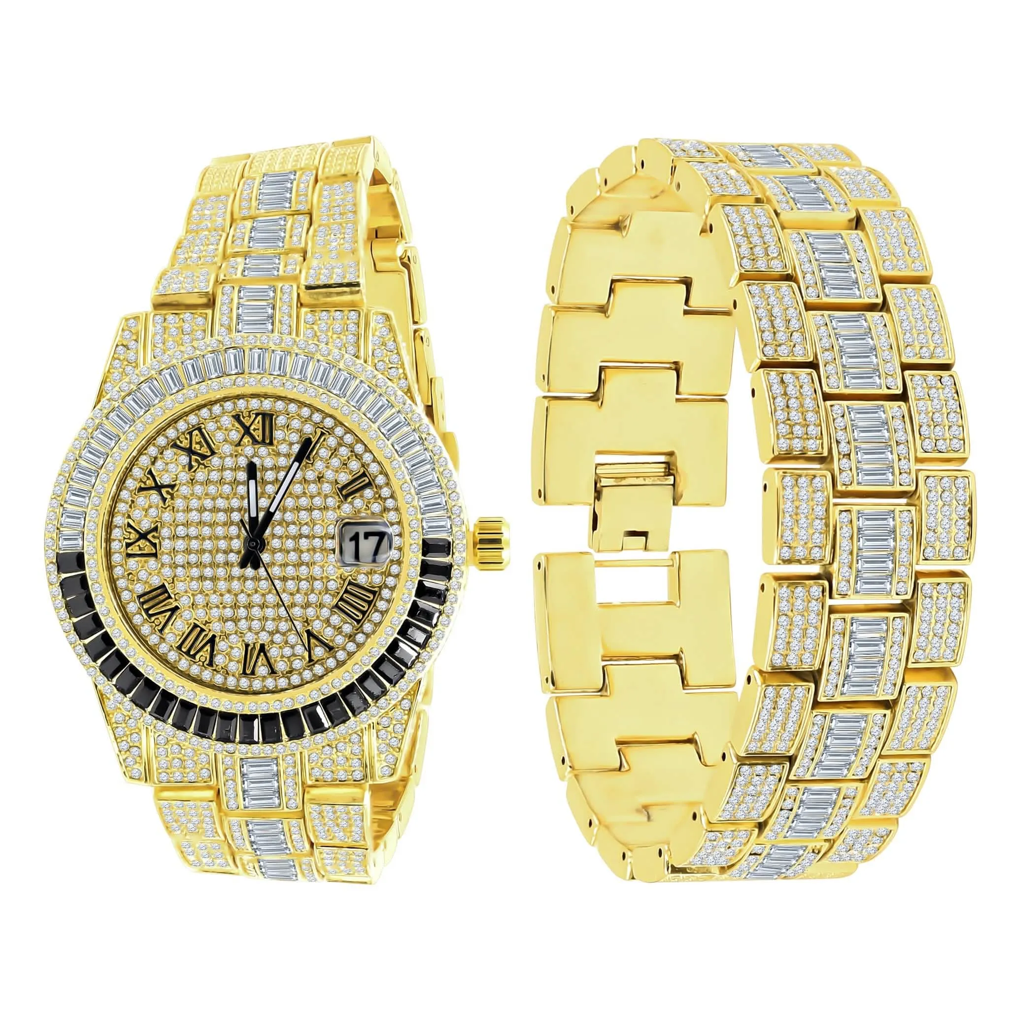 Elegant Oyster Crystal Stone Watch Collection