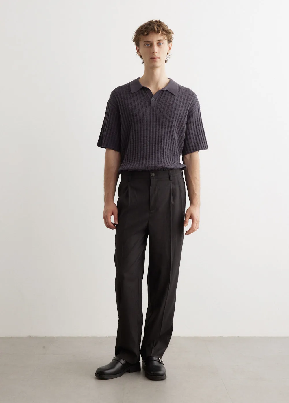 Evan Herringbone Tailored Pants