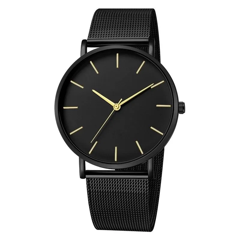 Fashion Simple Without Logo Watch Mesh With Quartz Watch Nhup137376