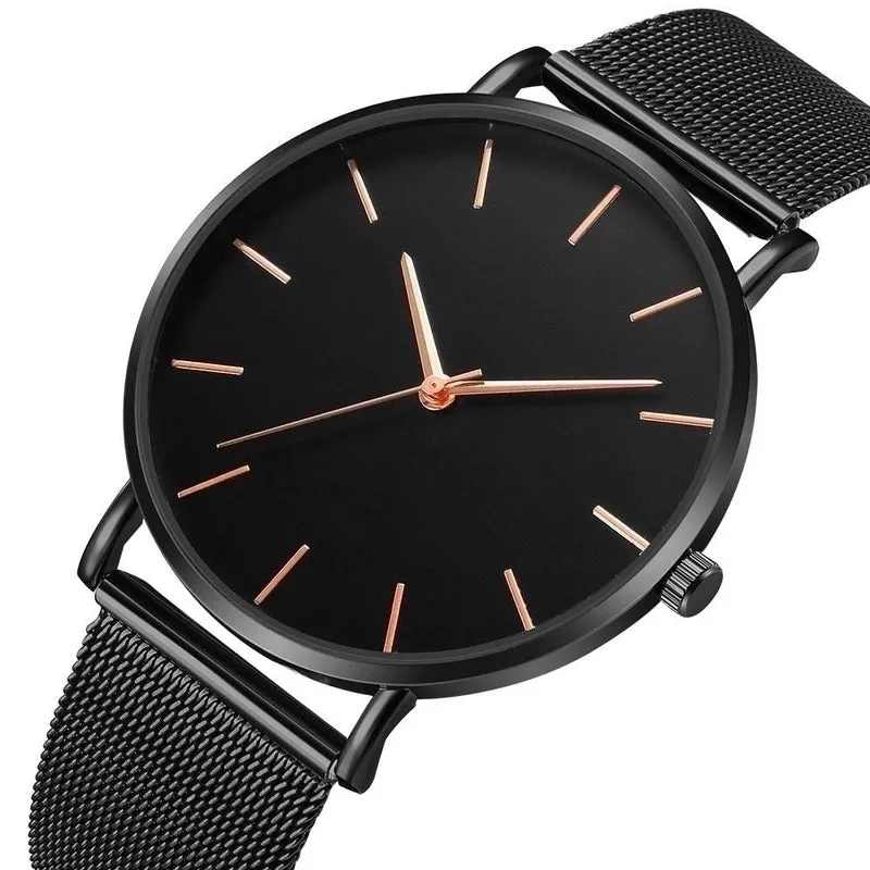 Fashion Simple Without Logo Watch Mesh With Quartz Watch Nhup137376