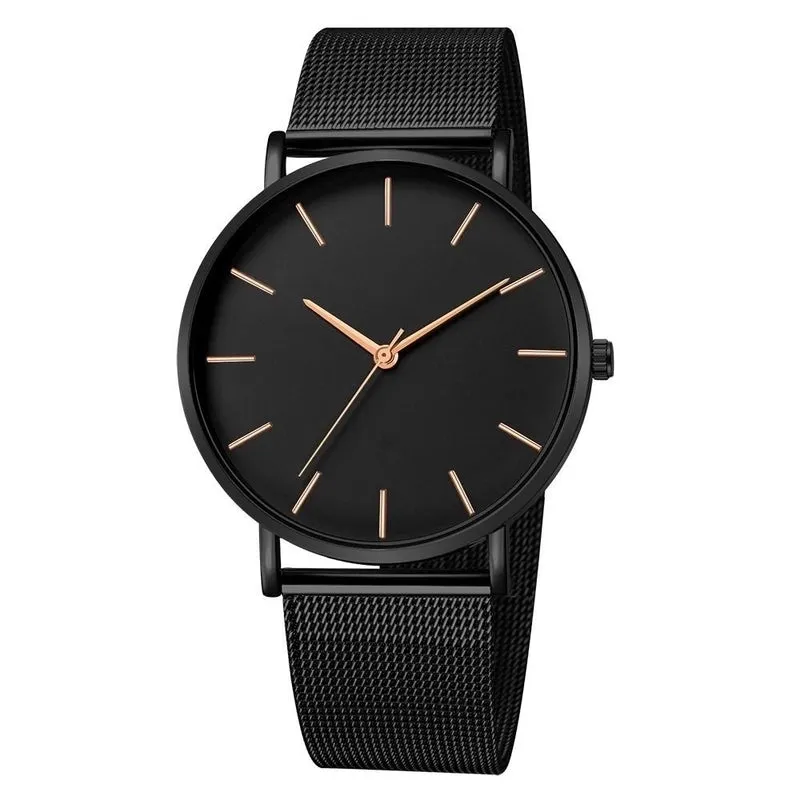 Fashion Simple Without Logo Watch Mesh With Quartz Watch Nhup137376