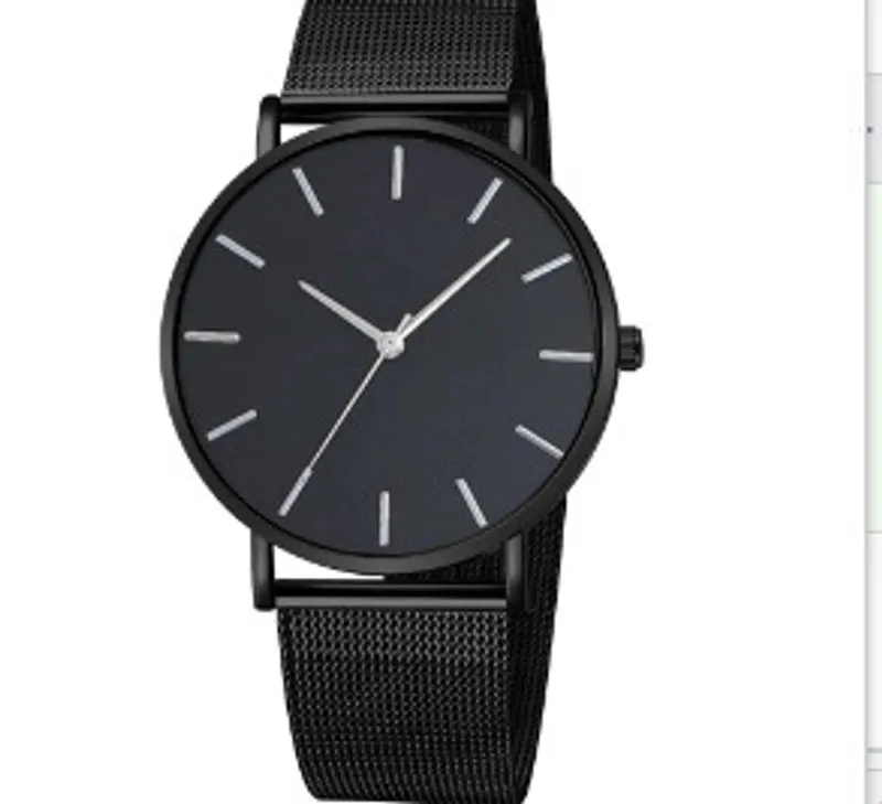 Fashion Simple Without Logo Watch Mesh With Quartz Watch Nhup137376