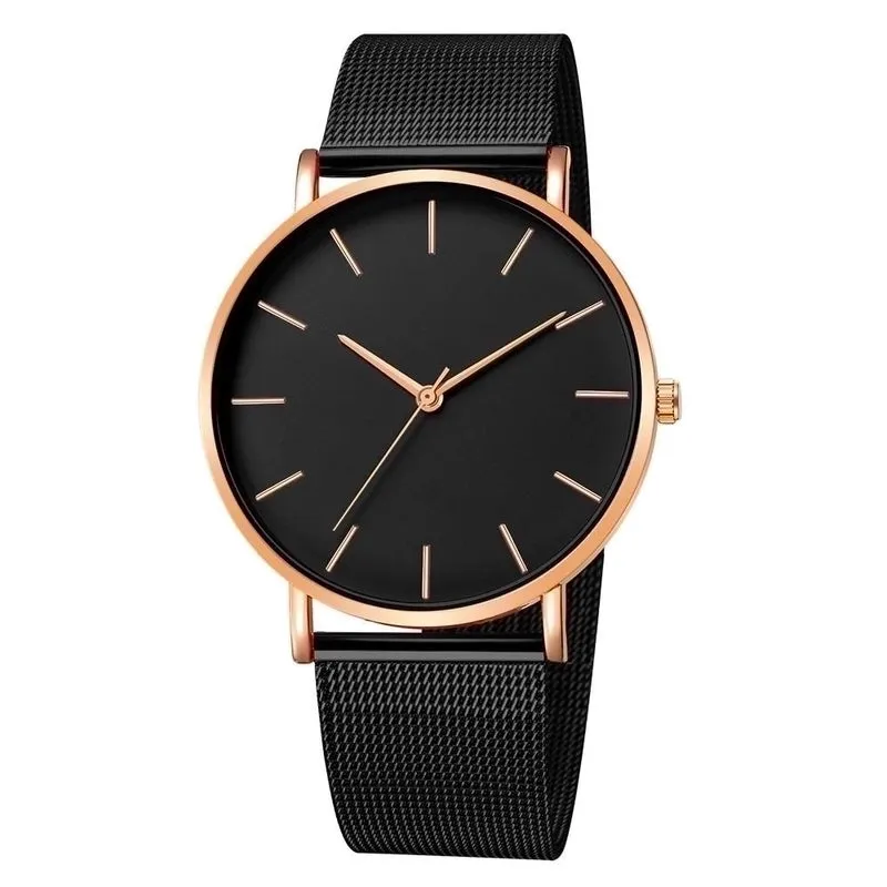 Fashion Simple Without Logo Watch Mesh With Quartz Watch Nhup137376