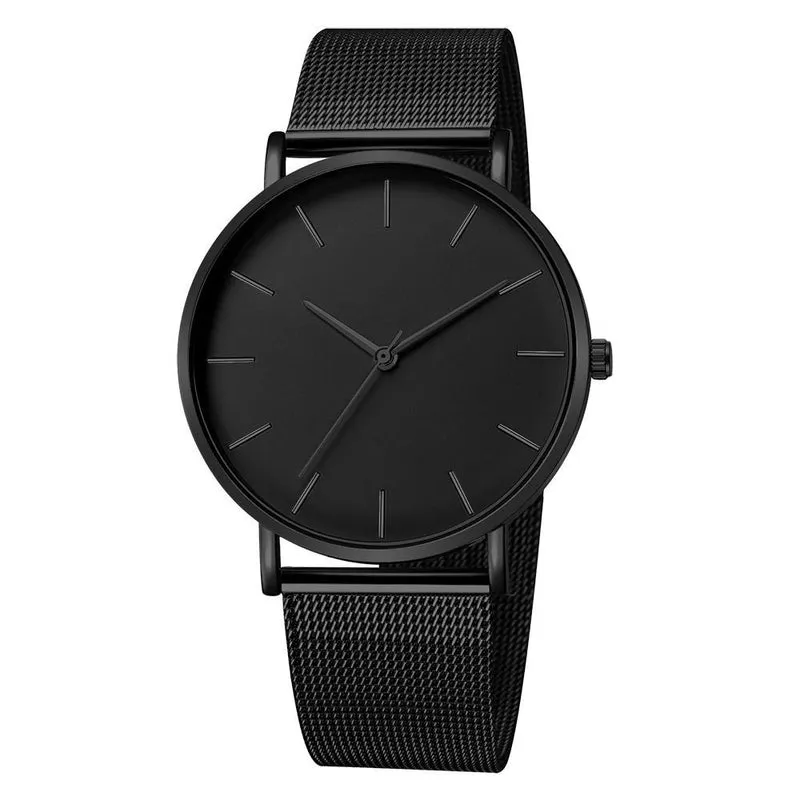 Fashion Simple Without Logo Watch Mesh With Quartz Watch Nhup137376