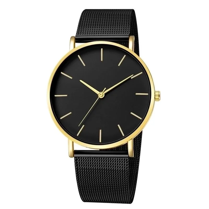 Fashion Simple Without Logo Watch Mesh With Quartz Watch Nhup137376