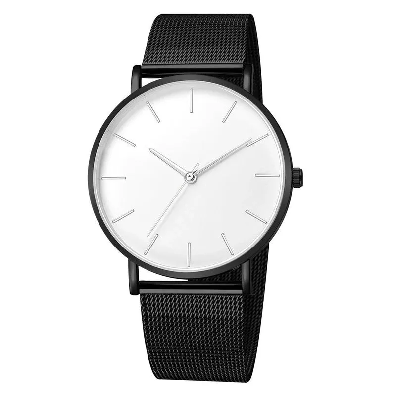 Fashion Simple Without Logo Watch Mesh With Quartz Watch Nhup137376