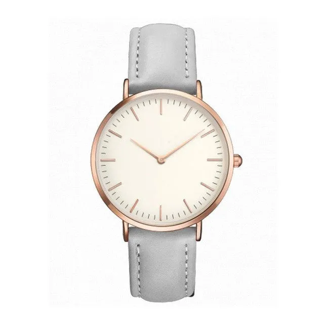 Fashion  Watch Women Men Casual Simple Quartz