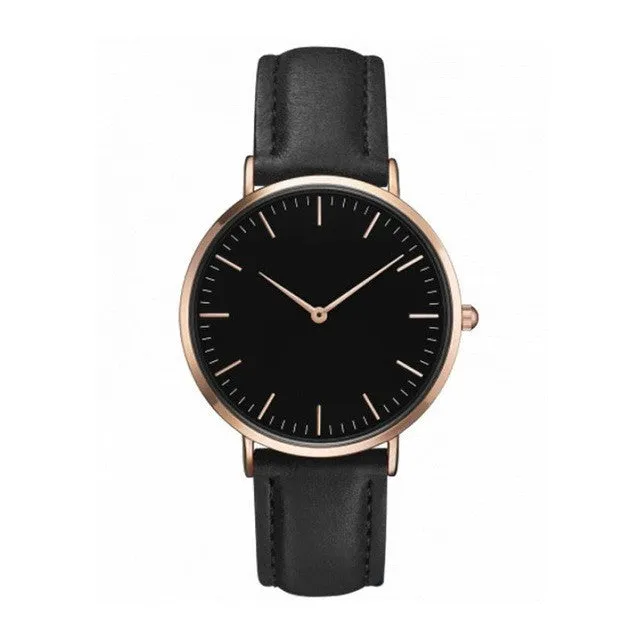 Fashion  Watch Women Men Casual Simple Quartz