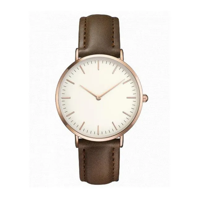 Fashion  Watch Women Men Casual Simple Quartz