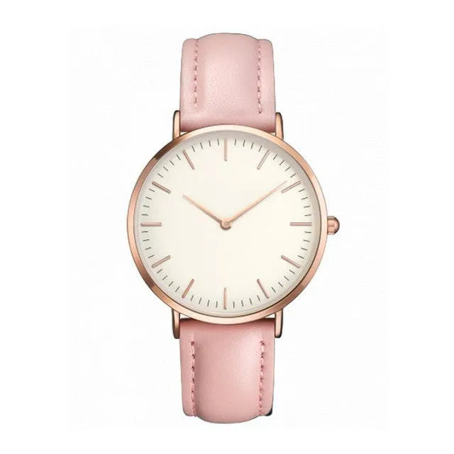 Fashion  Watch Women Men Casual Simple Quartz