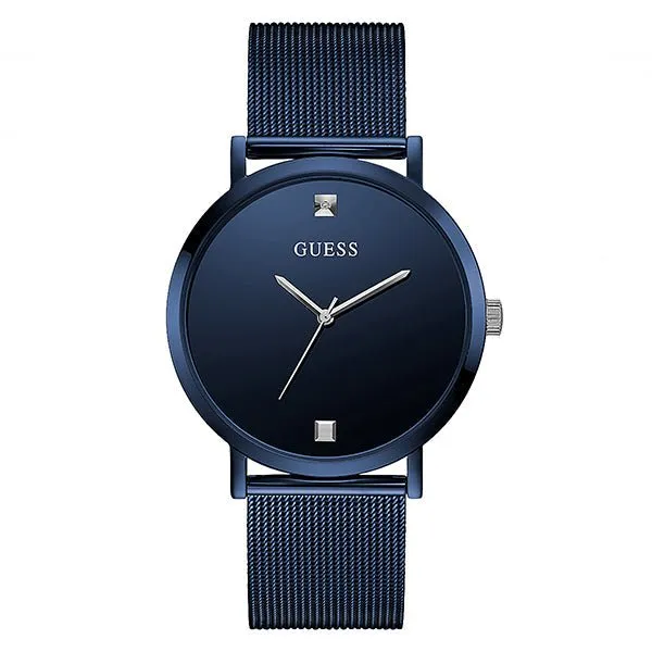 Guess SuperNova Blue Mesh Bracelet Blue Dial Quartz Watch for Gents - GW0248G4