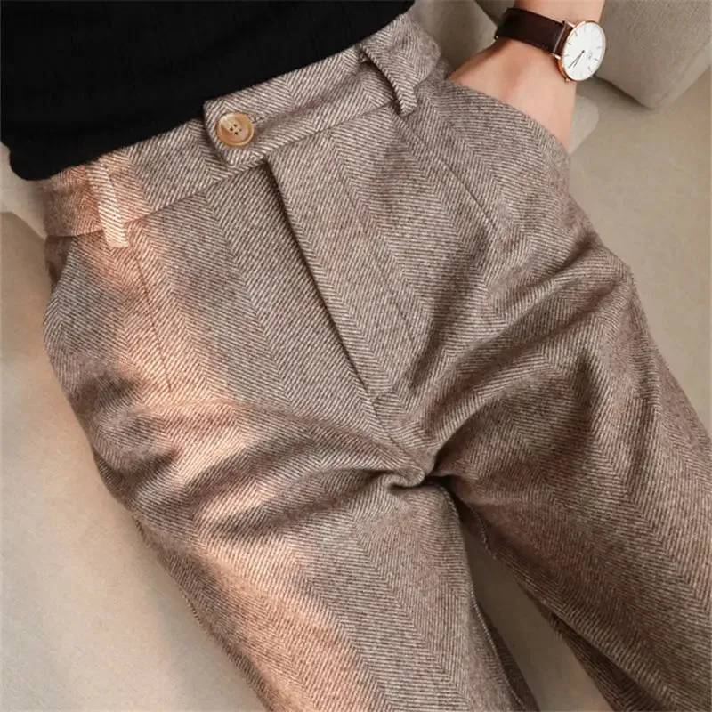 Harper |  Pure Wool Tailored Trousers