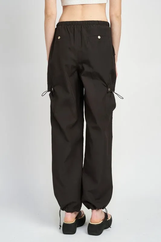 HIGH RISE CARGO PANTS