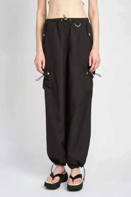 HIGH RISE CARGO PANTS