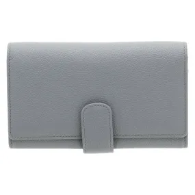 Kathleen Women's Real Leather Wallet Gray