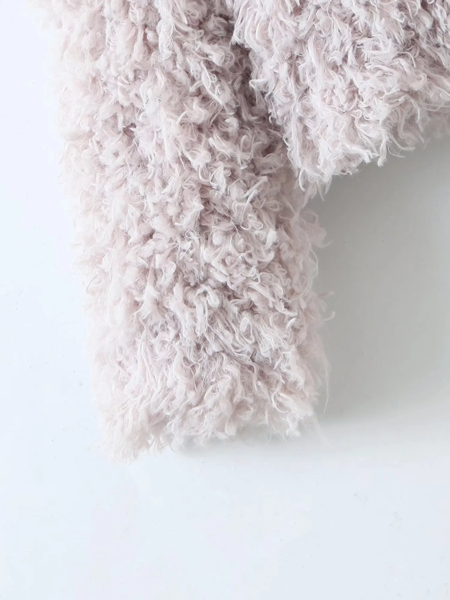 'Katrina' Fluffy Soft Open Jacket