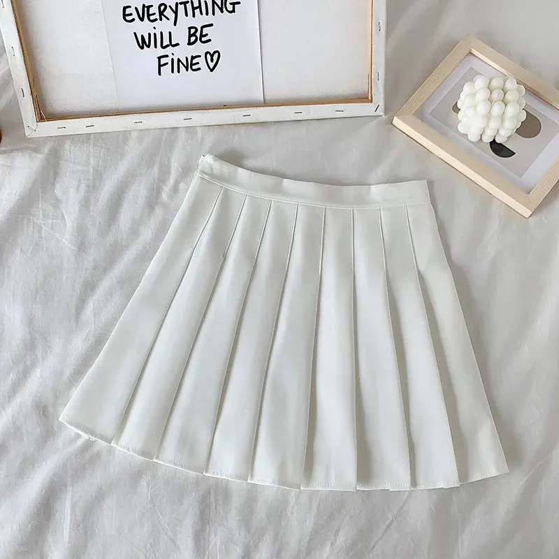 Korean Pastel High Waist Micro Sweet Style Skirts