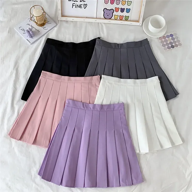 Korean Pastel High Waist Micro Sweet Style Skirts