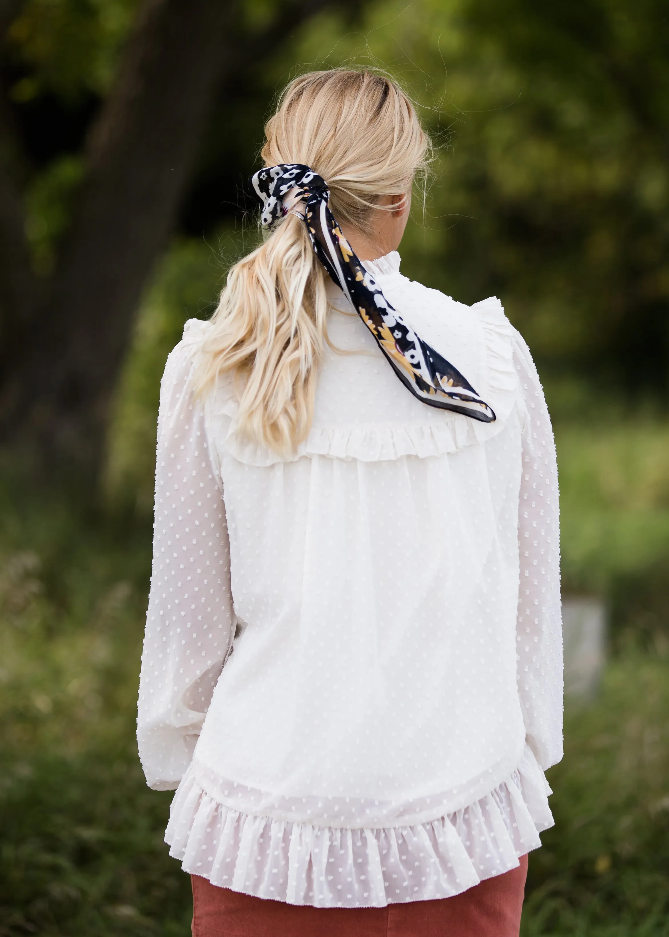 Layered Ruffle Blouse - FINAL SALE