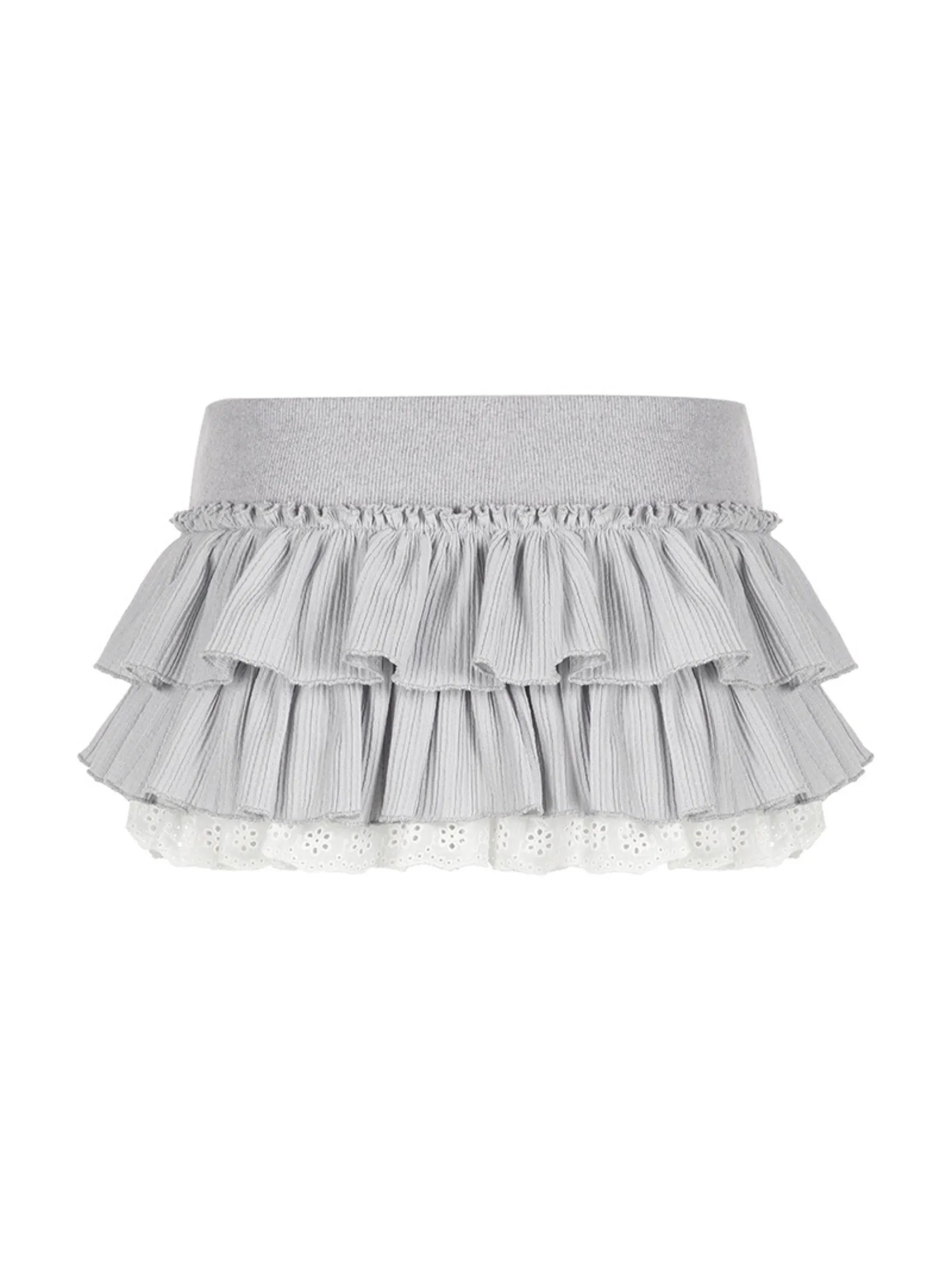 Layna Low Waist Ruffle Mini Skirt