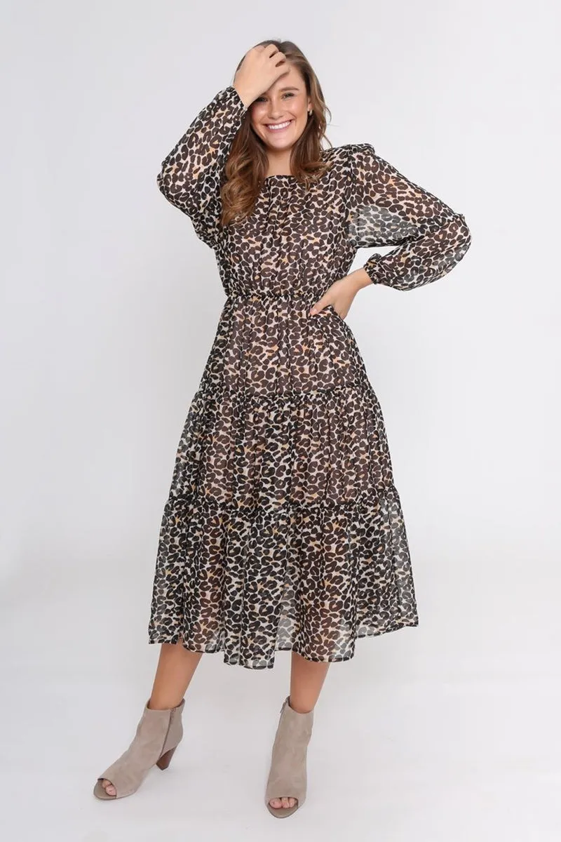 Leoni - Monroe Dress - Leopard