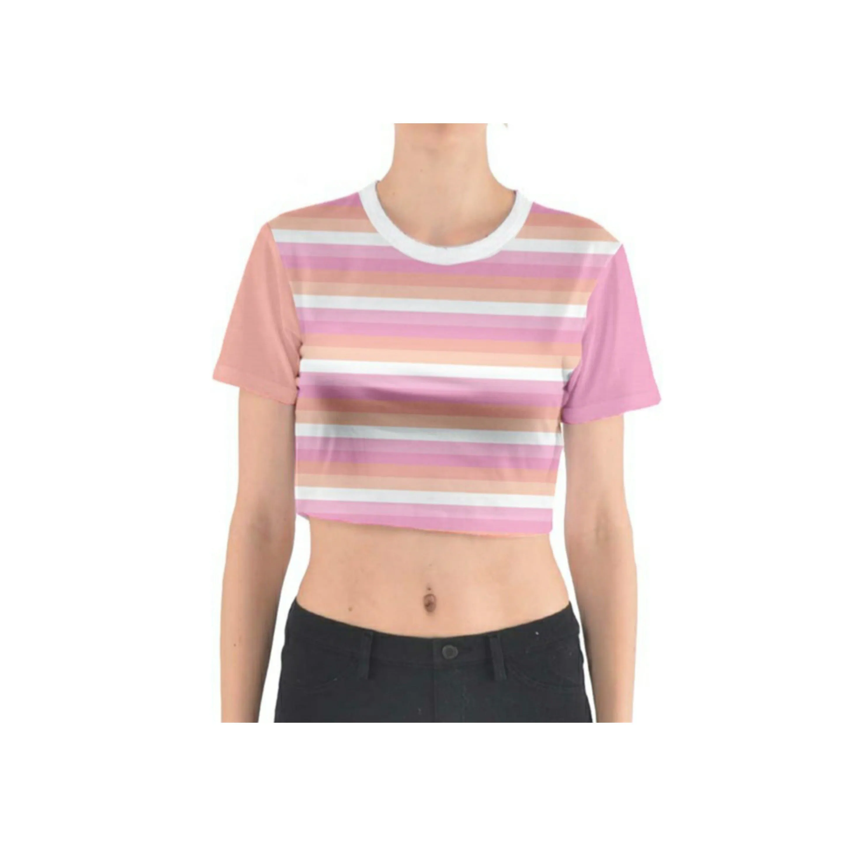 Lesbian Pride Crop Top