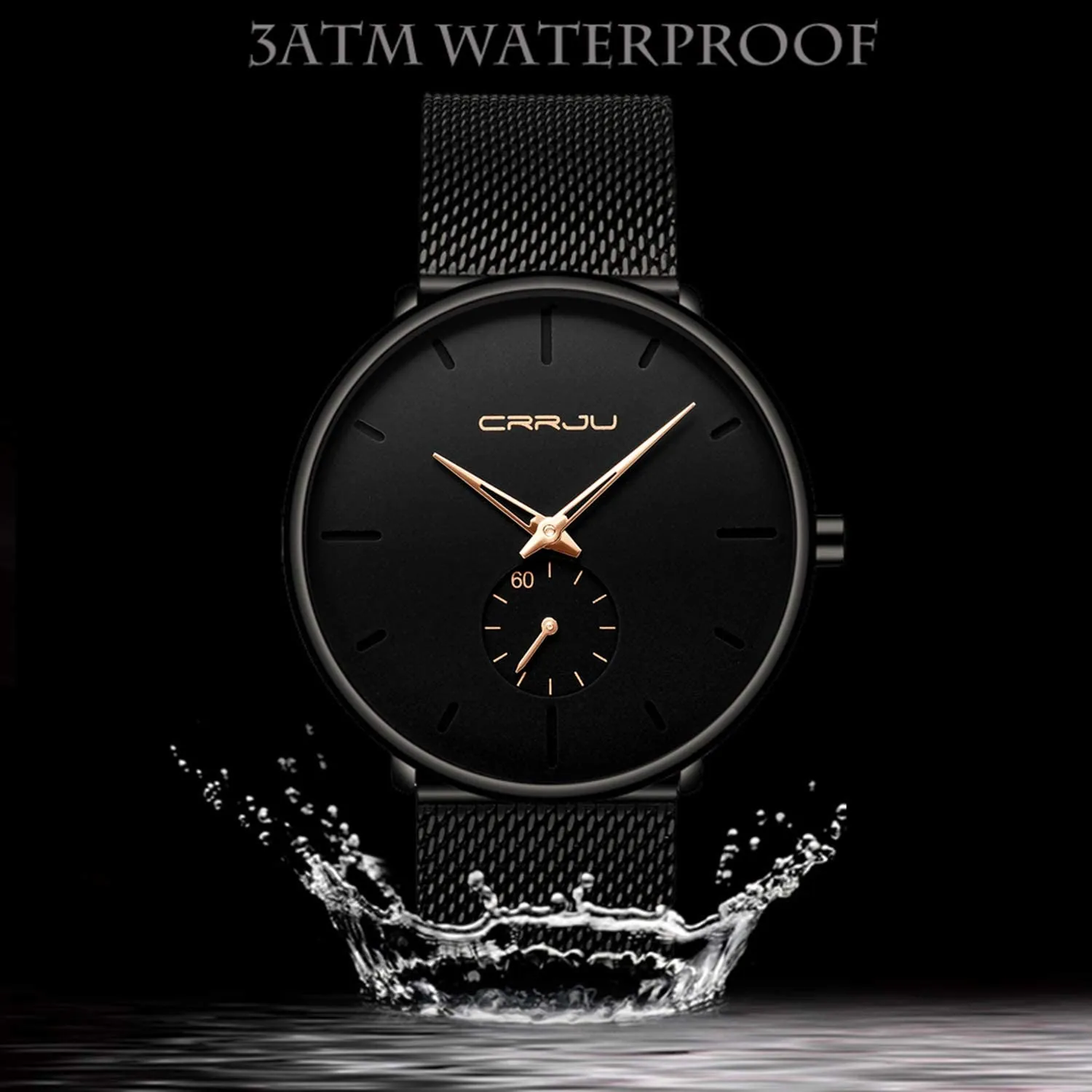 Men's Ultra-Thin Minimalist Waterproof Fashion Wrist Watch