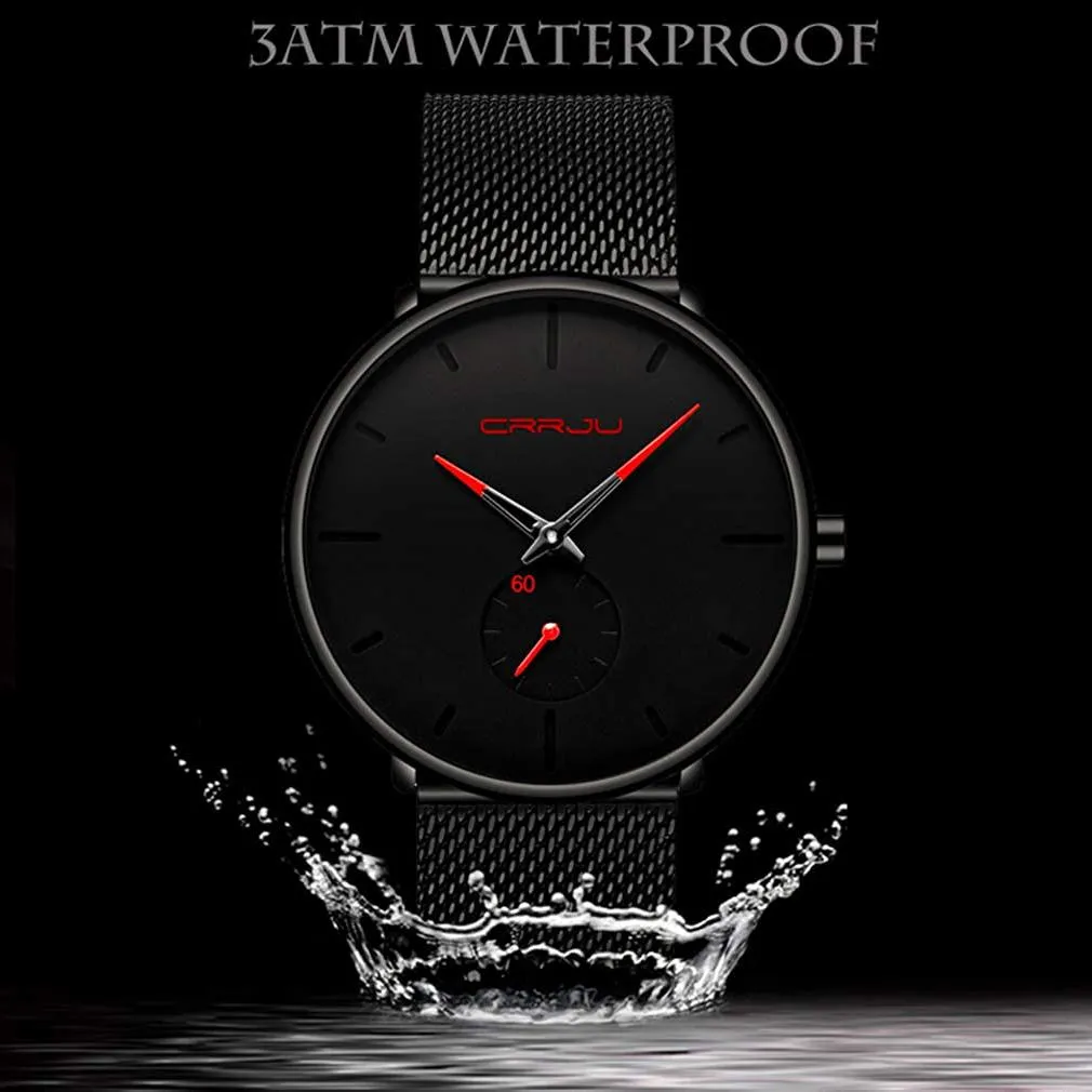 Men's Ultra-Thin Minimalist Waterproof Fashion Wrist Watch