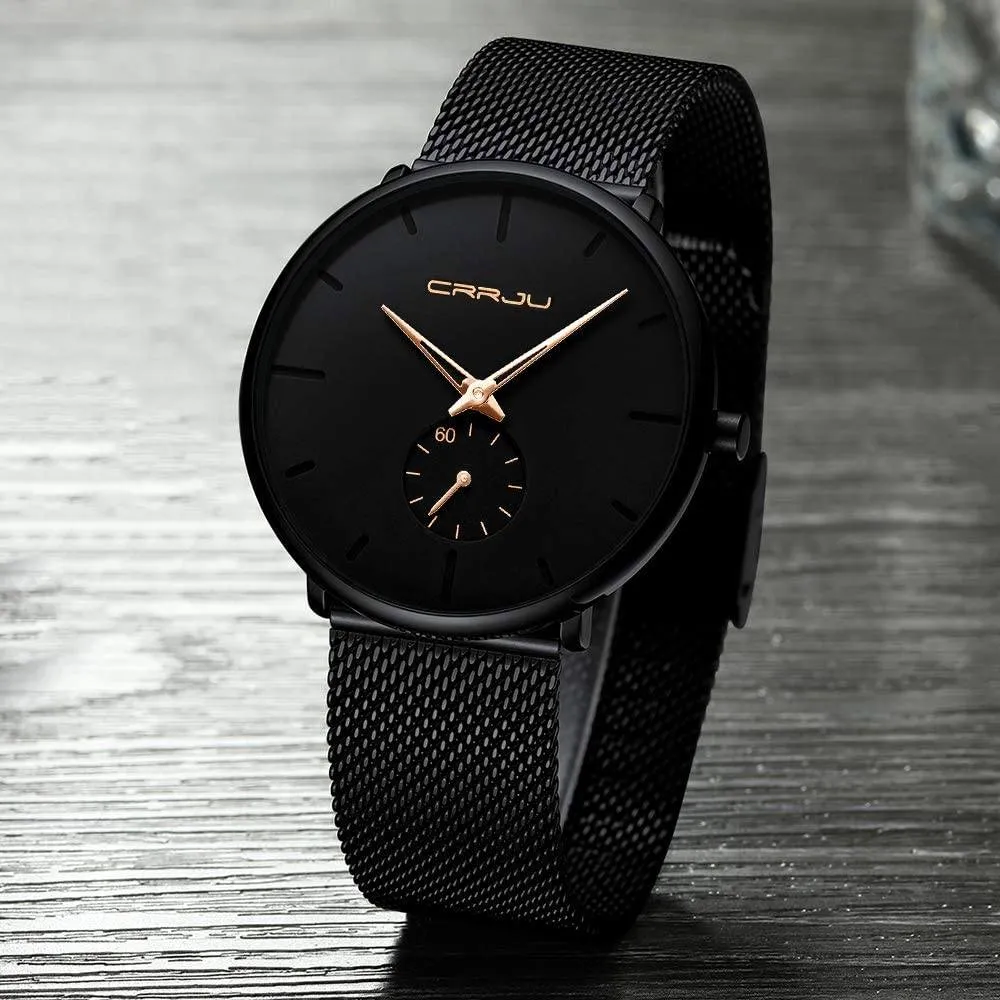 Men's Ultra-Thin Minimalist Waterproof Fashion Wrist Watch