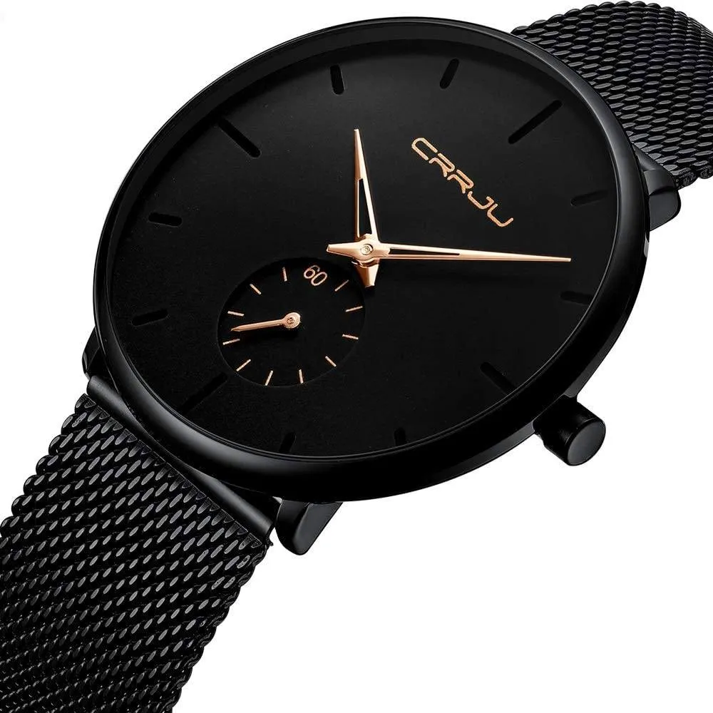 Men's Ultra-Thin Minimalist Waterproof Fashion Wrist Watch