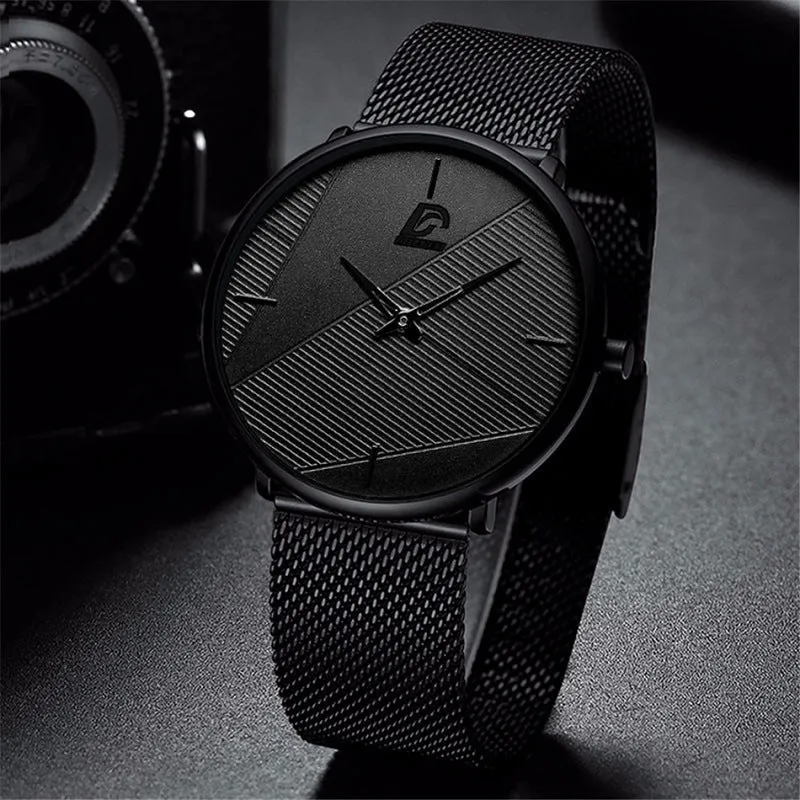 Minimalist Men's Fashion Ultra-thin Watch