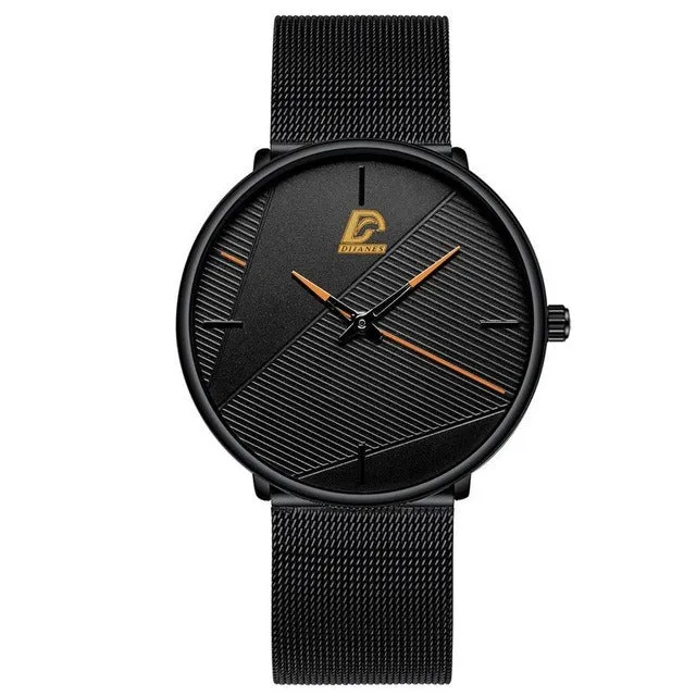 Minimalist Men's Fashion Ultra-thin Watch