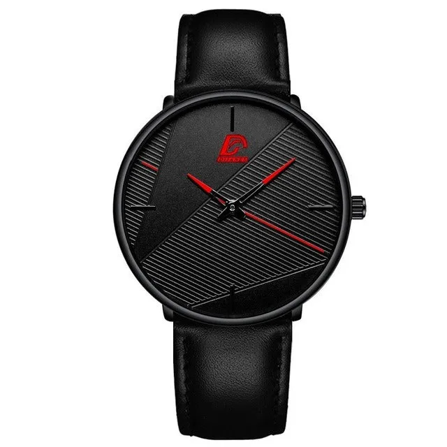 Minimalist Men's Fashion Ultra-thin Watch