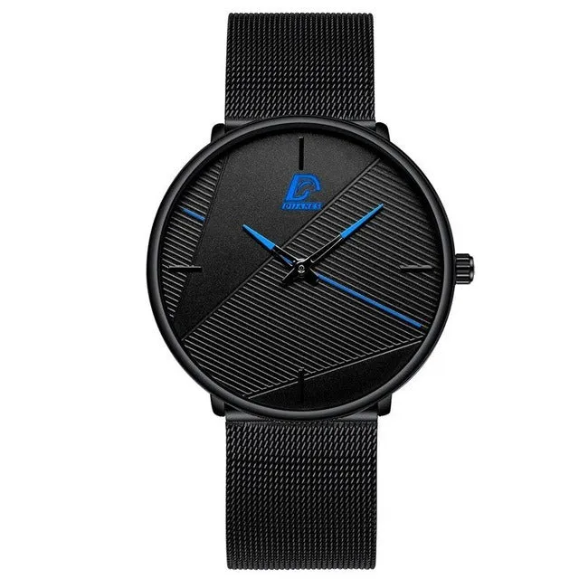 Minimalist Men's Fashion Ultra-thin Watch