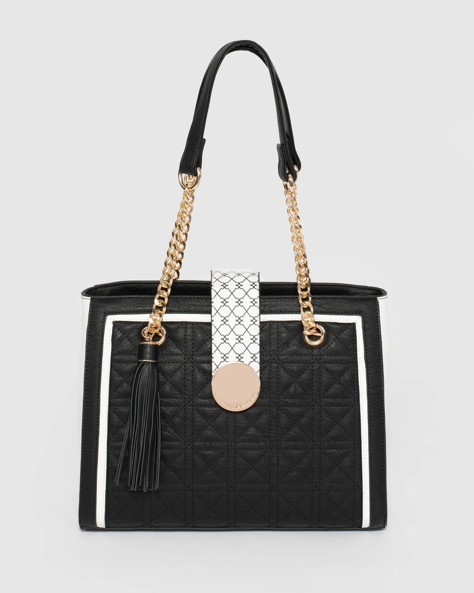 Multi Colour Megan Quilted Tote Bag